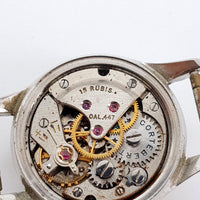 Cortebert 15 Rubis Cal. 447 suizo reloj Para piezas y reparación, no funciona