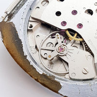 Junghans 17 joyas hombre alemán realizado 620.50 reloj Para piezas y reparación, no funciona