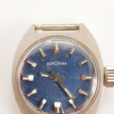 Dial azul Bergana Deutsche Fernsehlotterie 4 ATU reloj Para piezas y reparación, no funciona