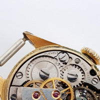 Rodania 17 Joyas FerroTex hecho suizo reloj Para piezas y reparación, no funciona