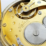 1970er Jahre Astra seltene Tasche Uhr Für Teile & Reparaturen - nicht funktionieren
