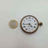 Broadway Limited 21 Jewels Schweizertasche Uhr Für Teile & Reparaturen - nicht funktionieren
