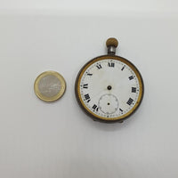 ساعة جيب سويسرية الصنع مكونة من 15 قطعة من المجوهرات المعدنية لقطع الغيار والإصلاح - لا تعمل