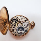 Esprit Gold Filled 10 1/2 Ligne Pocket Watch for Parts & Repair - NOT WORKING