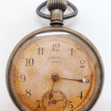 العقد الأول من القرن العشرين Ingersoll ساعة جيب Yankee USA لقطع الغيار والإصلاح - لا تعمل