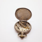 Antike Porzellan -Zifferblattentasche Uhr Für Teile & Reparaturen - nicht funktionieren