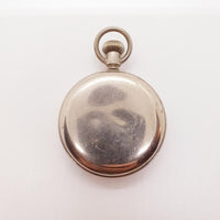 Antique Case and Partial Movement of Pocket Watch for Parts & Repair - NOT WORKING