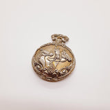 Himi Quartz Horse Floral Pocket Watch for Parts & Repair - NOT WORKING