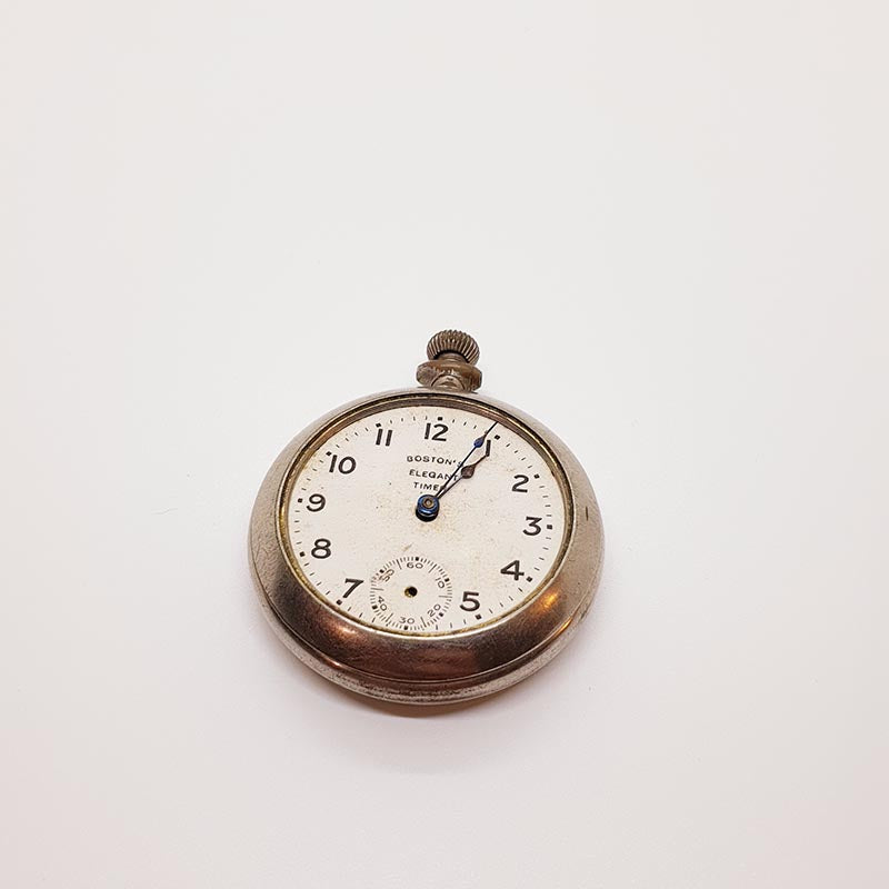 Boston's Elegant Timer Pocket Watch for Parts & Repair - NOT WORKING ...