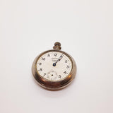El elegante bolsillo del temporizador de Boston reloj Para piezas y reparación, no funciona