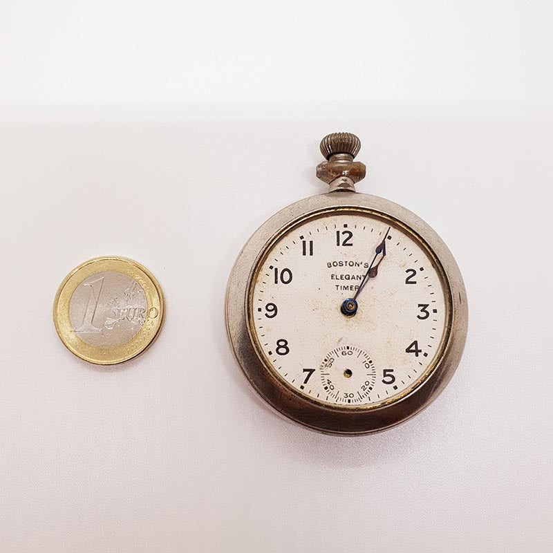 Boston's Elegant Timer Pocket Watch for Parts & Repair - NOT WORKING ...