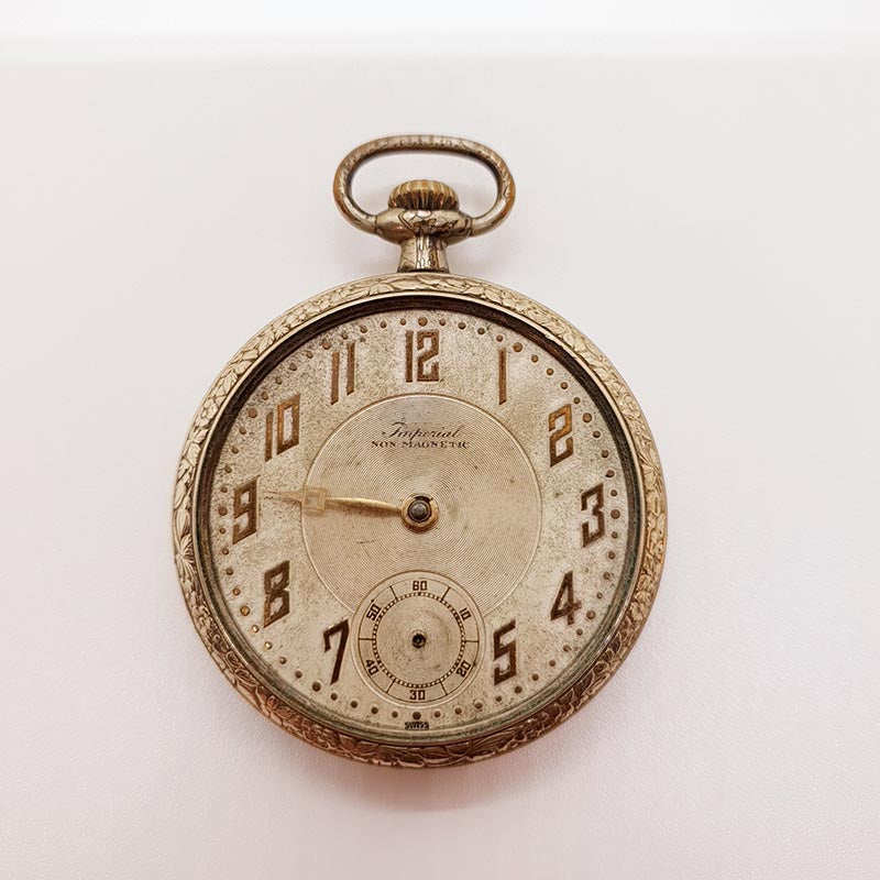 Imperial Non Magnetic Buren Swiss Trench Pocket Watch for Repair