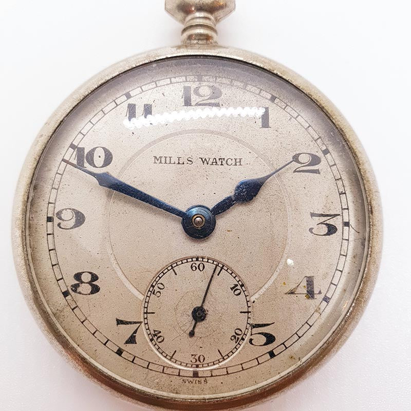 Unique Mill's Sura Swiss Pocket Watch for Parts & Repair - NOT WORKING ...