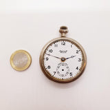 1930s Ingersoll Reliance 7 Jewels Pocket Watch for Parts & Repair - NOT WORKING