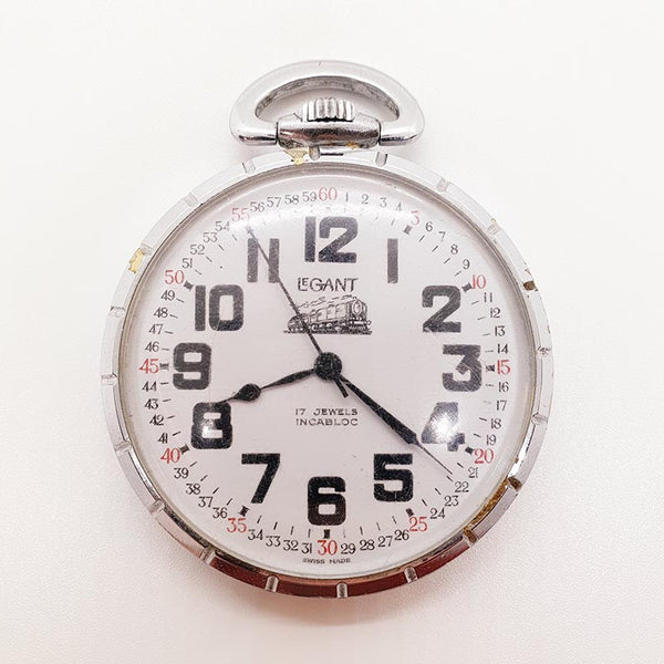 Le Gant Swiss Made Evaco Train Pocket Watch for Parts