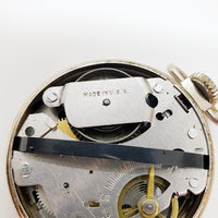 Ojo del toro de los años 50 Westclox Bolsillo reloj Para piezas y reparación, no funciona