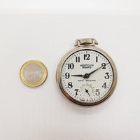 Westclox Scotty USA Train Pocket Watch for Parts & Repair - NOT WORKING