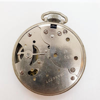 Anni '40 Ingersoll Orologio da tasca del trincea del cavo per parti e riparazioni - Non funziona