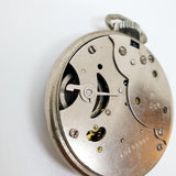 1940s Ingersoll Cord Trench Pocket Watch for Parts & Repair - NOT WORKING