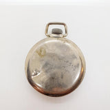 1940s Ingraham Biltmore Radium Pocket Watch for Parts & Repair - NOT WORKING