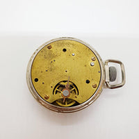 Orologio tascabile in gambo di radium Ingraham degli anni '40 per parti e riparazioni - Non funziona