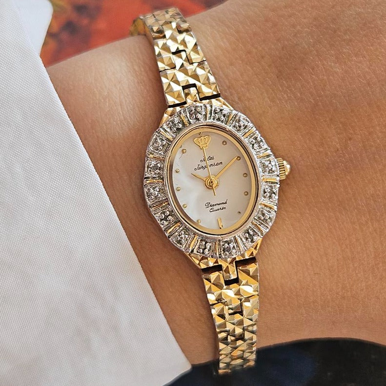 Vintage Jules Jurgensen Diamond Quartz Watch | Ladies Dress  display picture 3