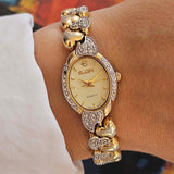 Vintage Elgin Quartz Watch for Ladies | Dainty Two-Tone Occasion Watch