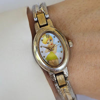 Tiny Oval Tinker Bell Watch by MZB Vintage | 90s Dainty Ladies Watch