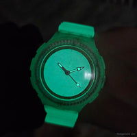 1997 Swatch Scuba KING OF TIDES SDK129 Glow-in-the-dark Watch Vintage