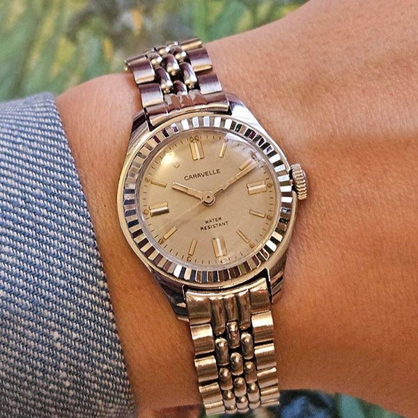 Vintage Bulova Caravelle Reloj Mujer Bulova Dama Reloj Caravelle