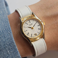 Classic Vintage Citizen Quartz Watch for Women with Roman Numerals