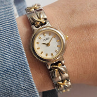 Vintage Two-tone Caravelle by Bulova Watch | Dainty Watch for Ladies