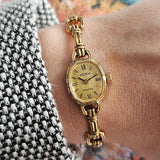 Tiny Ladies' Adora Dress Watch Vintage | Gold-tone German Quartz Watch