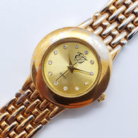 Vintage 90er elegante Diamantstile Uhr Für Frauen