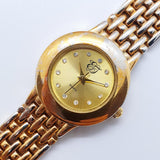 Vintage 90er elegante Diamantstile Uhr Für Frauen