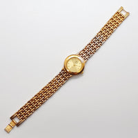 Vintage 90er elegante Diamantstile Uhr Für Frauen