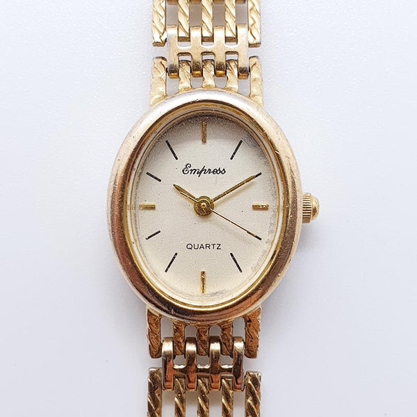 Elegant Empress Oval-shaped Quartz Watch for Women from the 90s