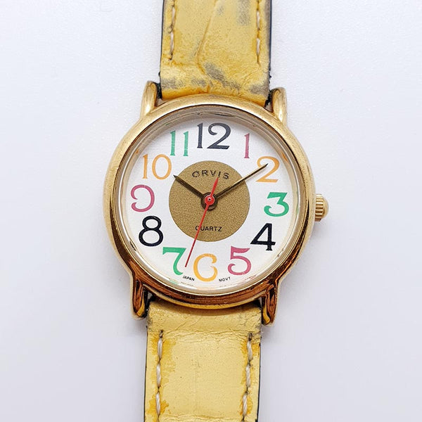 Small 25mm Orvis Gold-tone Quartz Watch for Women | Japan Movt