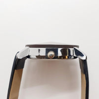 Vintage geometrische schwarze Zifferblattquarz Uhr Für Frauen