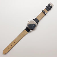 Vintage geometrische schwarze Zifferblattquarz Uhr Für Frauen