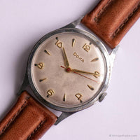 Vintage Mechanical Doxa Uhr | Militärische Stil 1950er Jahre schweizerisch machte Uhr