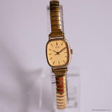 Tiny Vintage Seiko Tank Watch for Women | Gold-tone Japan Quartz Watch