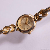 Vintage Caravelle by Bulova Bangle Watch | Dainty Gold-tone Dress Watch