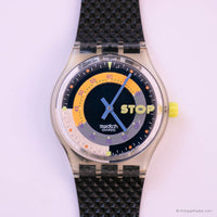 Vintage Swatch SSK100 COFFEE BREAK Watch | 90s Swatch Stop Watch
