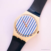1987 Vintage Swatch GW108 Newport Two Uhr | Seltene 80er Jahre Swatch Mann