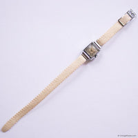 Tiny Vintage Rectangular Elix Watch for Women with Mechanical Movement