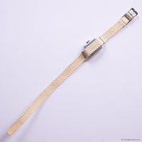 Tiny Vintage Rectangular Elix Watch for Women with Mechanical Movement