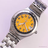 Vintage 1997 Swatch Ironia ygs409c happy joe yellow