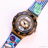 Tech Diving SDK110 Swatch Scuba Uhr | 1990er Jahre Vintage Swatch Uhr