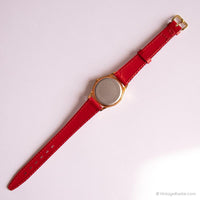 Jahrgang Mickey Mouse Lorus Uhr für Damen | Tiny Gold-Tone-Armbanduhr